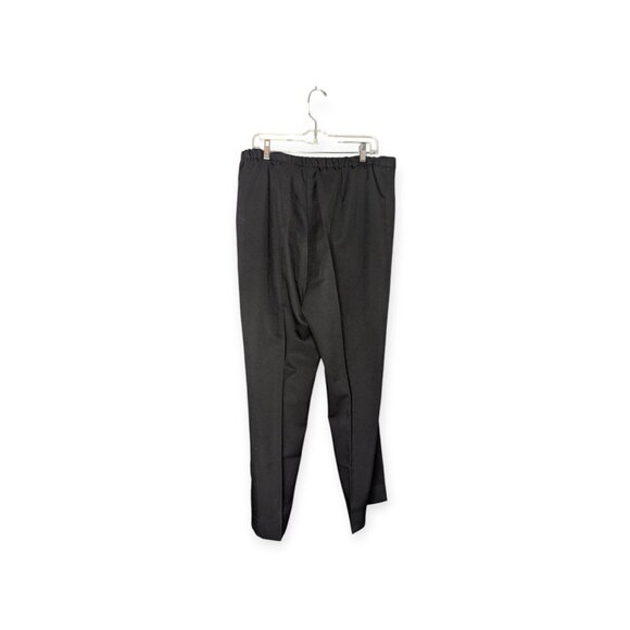 Liz Baker Black Straight Leg Dress Pants Zipper & Button Closure Women's Size 18 - Picture 2 of 15